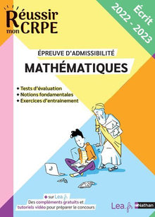 Réussir mon CRPE - Mathématiques admissibilité écrit