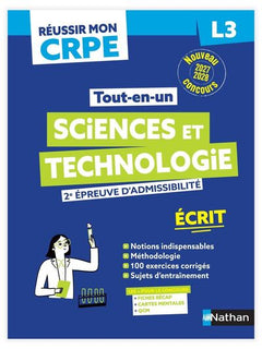 Réussir mon CRPE Sciences et technologie 2e épreuve d'admissibilité L3 écrit 2027