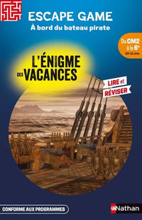 Escape game du CM2 à la 6ème - A bord du bateau pirate