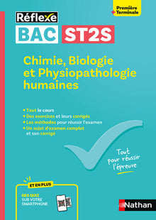 Guide bac ST2S - Spécialité Chimie, Biologie et Physiopathologie humaines 1re/ Tle - Réflexe - N° 7