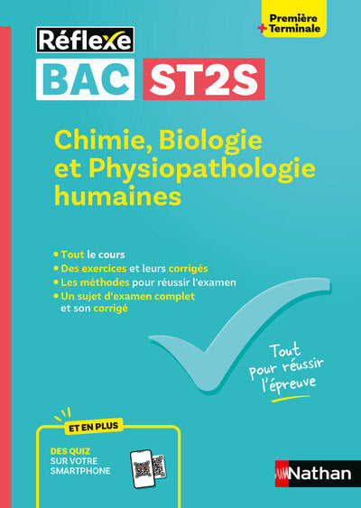 Guide bac ST2S - Spécialité Chimie, Biologie et Physiopathologie humaines 1re/ Tle - Réflexe - N° 7