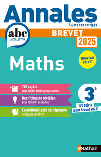 Annales Brevet Maths 2025
