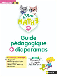 Vivre les maths - CE2 - Guide pédagogique + diaporamas - Edition 2026