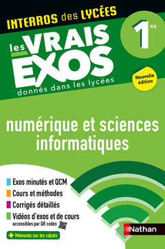 Interros des Lycées Numérique et Sciences Informatiques 1re