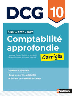 Comptabilité approfondie - DCG - Épreuve 10 - Corrigés applications 2026-2027