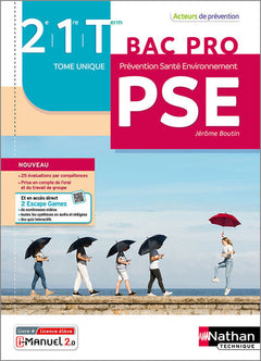 Prévention Santé Environnement 2e/1re/Term Bac Pro - Acteurs de Prévention - Livre/Licence élève 2023