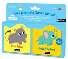 Mes premiers livres de bain - Petit hippo - Petit éléphant