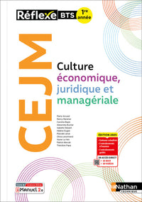 Culture économique, juridique et managériale - BTS 1re année - Coll. Réflexe - Éd. 2025
