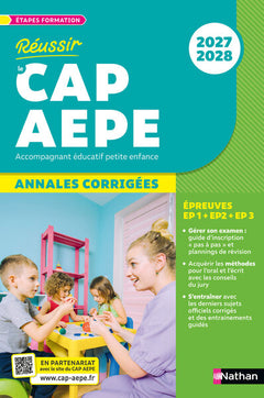 Annales corrigées - CAP Accompagnant éducatif petite enfance