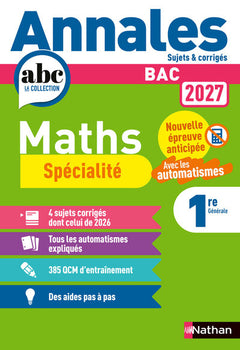 Annales BAC Maths 1re - Spécialité