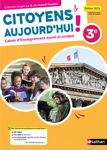 Enseignement moral et civique 3e - Cahier - Elève 2023