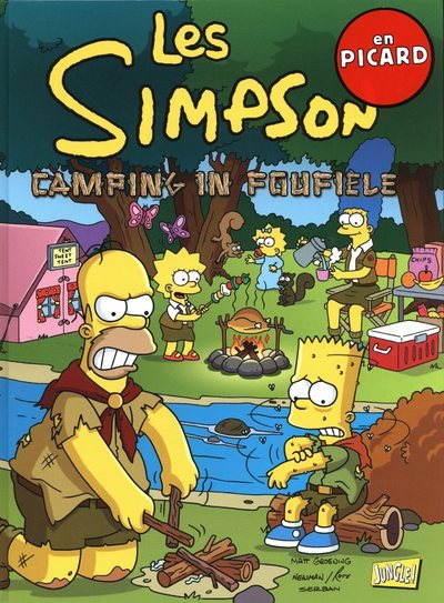 Les Simpson en Picard - Tome 1 : Camping in Foufiele