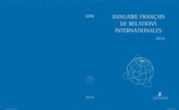 Annuaire francais de relations internationales 2018