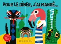Pour le dîner, j'ai mangé...