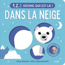 1, 2, 3 devine qui est là ! Dans la neige