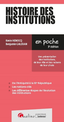 Histoire des institutions