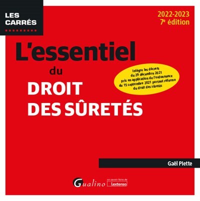 L'essentiel du droit des sûretés