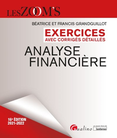 Exercices avec corrigés détaillés - Analyse financière