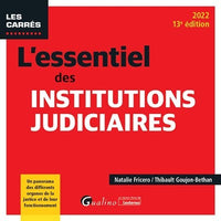 L'essentiel des institutions judiciaires