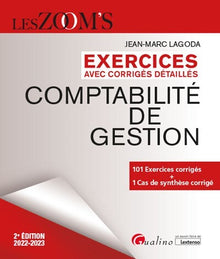 Exercices avec corrigés détaillés Comptabilité de gestion