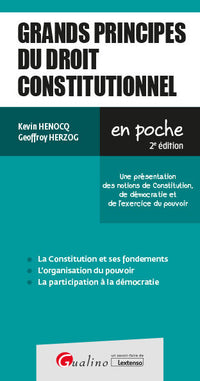 Grands principes du droit constitutionnel
