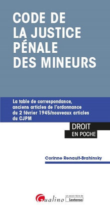 Code de la justice pénale des mineurs: La table de correspondance