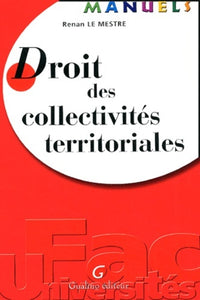 Manuel - Droit des collectivités territoriales