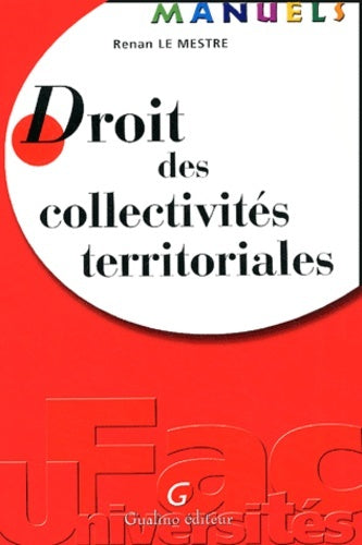 Manuel - Droit des collectivités territoriales