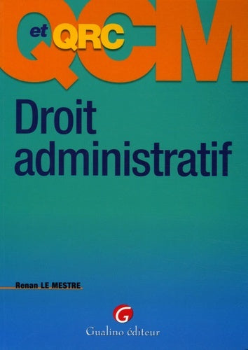 QCM et QRC. Droit administratif