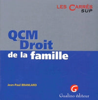 QCM. Droit de la famille