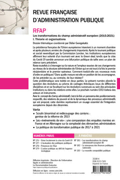 Les transformations du champ administratif européen
