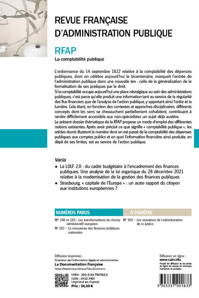 La comptabilité publique