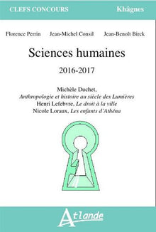 Sciences humaines 2016-2018