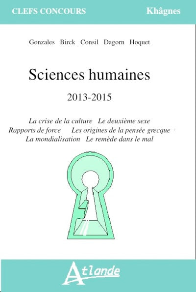 Sciences humaines 2013-2015