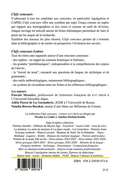 Les angoisses douloureuses qui procèdent d'amour