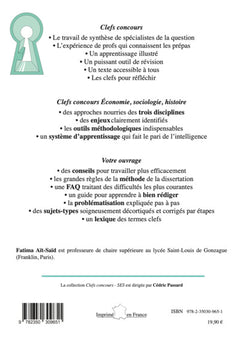 Réussir la dissertation d'économie, sociologie et histoire - ECG