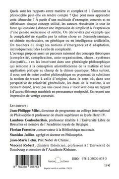 Matière et complexité