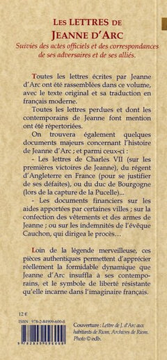 Les lettres de Jeanne d'Arc
