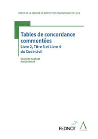 Tables de concordance commentées