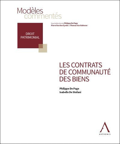 Les contrats de communauté des biens