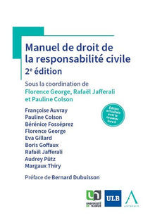 Manuel de droit de la responsabilité civile