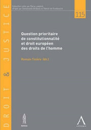 Question prioritaire de constitutionnalité et droit européen des droits de l'homme
