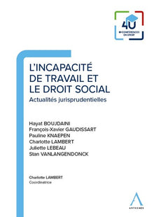 L'incapacité de travail et le droit social