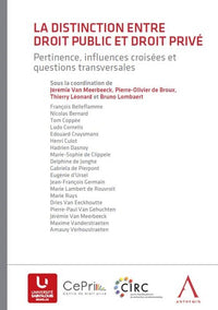La distinction entre droit prive et droit public