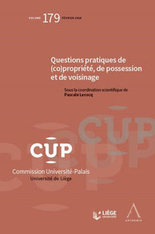 Questions pratiques de (co)propriété, de possession et de voisinage