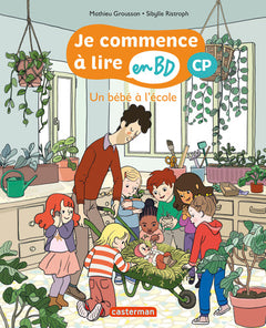 Un bébé à l'école