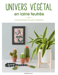 Univers végétal en laine feutrée