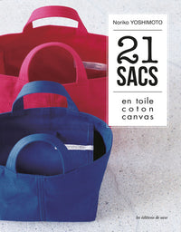 20 sacs en toile à coudre en pas à pas