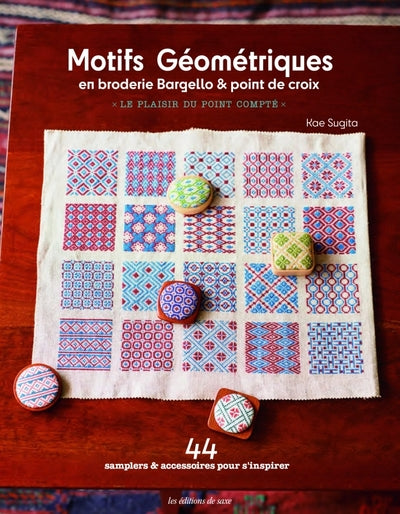 Motifs géométriques en broderie Bargello & point de croix