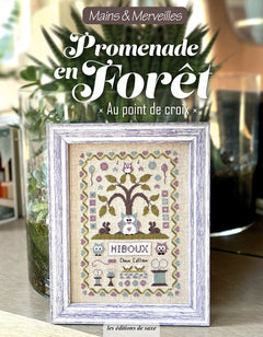 Promenade en forêt au point de croix